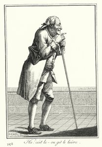 Ha ! Le voilà (gravure) - Joseph Franz von (after) Goez