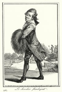 Le chevalier flamboyant (gravure) - Joseph Franz von (after) Goez