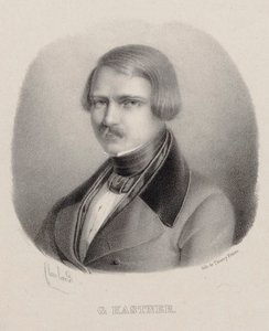 Portrait du compositeur Jean-Georges Kastner 1810-1867 - Joseph Frédéric Flaxland