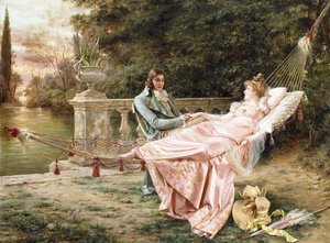 Les Fiancés - Joseph Frederick Charles Soulacroix