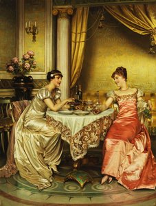 Tête-à-tête - Joseph Frederick Charles Soulacroix