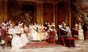 Le concert - Joseph Frederick Charles Soulacroix