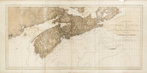 Carte de la Nouvelle-Écosse - Joseph Frederick Wallet DesBarres