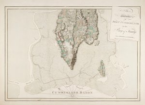 Les environs du Fort Cumberland dans la Baie de Fundy - Joseph Frederick Wallet DesBarres