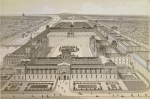 Vue du Louvre et des Tuileries, c.1850