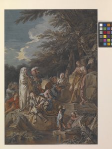 Saint Jean prêchant dans le désert