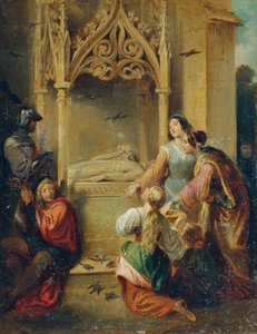 À la tombe de Walther von der Vogelweide - Joseph Hasslwander