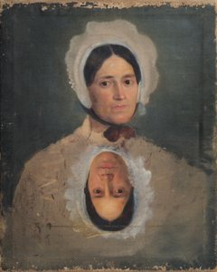 Deux études de tête de femme - Joseph Hasslwander