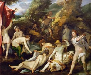Baroque : Diane et Actéon