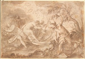 Différents dieux et déesses : Cérès, Vénus, Mars et Mercure - Joseph Heintz d.Æ.