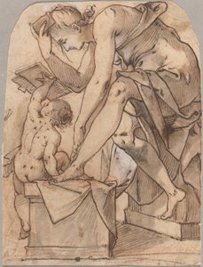 La toilette de Vénus - Joseph Heintz the Elder