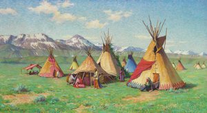 Le Tipi de la Médecine - Joseph Henry Sharp