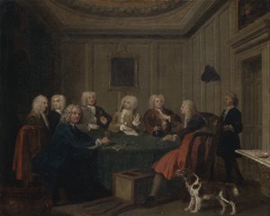 Un club de gentlemen, vers 1730 - Joseph Highmore