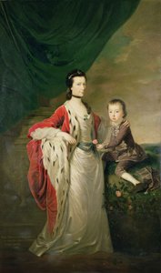 Mary, comtesse de Shaftesbury et son fils, Anthony Ashley Cooper - Joseph Highmore