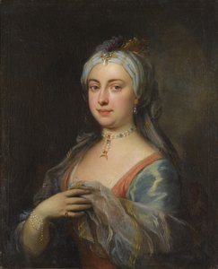 Portrait de Lady Mary Wortley Montagu 1689-1762 - Joseph Highmore