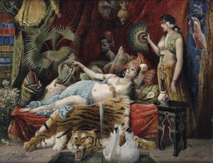 Heure de loisir dans le harem