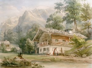 Ferme au lac Königssee près de Berchtesgaden