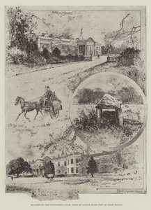 Mountstewart, maison de Lord Londonderry, où M. Balfour a séjourné lors de sa visite à Belfast - Joseph Holland Tringham