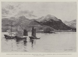 La dernière demande de la Russie en Chine, Shan Hai Kwan, réquisitionnée en vue de relier Pékin au chemin de fer mandchou - Joseph Holland Tringham