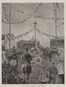 La bataille des fleurs à Eastbourne