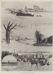 La course de bateaux Oxford et Cambridge - Joseph Holland Tringham