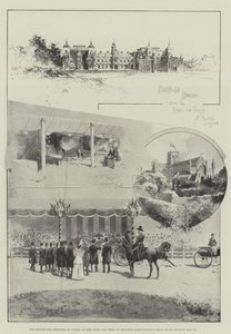 Le Prince et la Princesse de Galles au Salon Agricole de Bath et de l