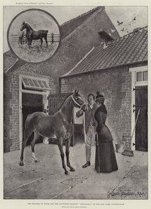 La princesse de Galles et son poulain préféré Alexandra à la ferme d