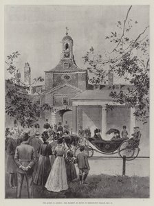 La reine à Londres, Sa Majesté en route pour le palais de Kensington, 15 mai