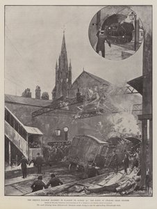 Le grave accident ferroviaire à Glasgow le 30 août, la scène à la gare de Charing Cross