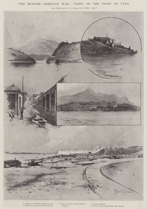 La Guerre hispano-américaine, vues sur la côte de Cuba - Joseph Holland Tringham
