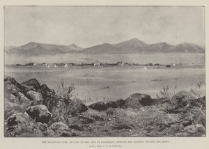 La guerre du Transvaal, De Aar, sur la ligne vers Kimberley, montrant la gare et l