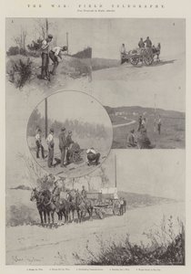 La guerre, télégraphie de campagne - Joseph Holland Tringham