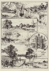 Sur la Tamise - Joseph Holland Tringham