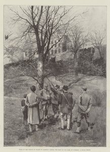 Visite du prince de Galles au château de Lambton, résidence du comte de Durham, une chasse royale - Joseph Holland Tringham