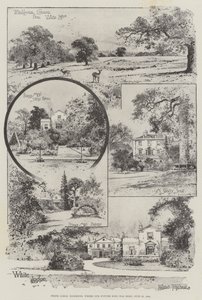 White Lodge, Richmond, où notre futur roi est né, 23 juin 1894 (gravure) - Joseph Holland Tringham