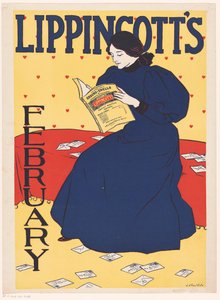Publicité pour un numéro de février de Lippincott