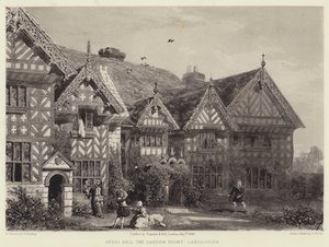 Speke Hall, la façade du jardin, Lancashire