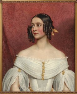 Princesse Adelgunde de Bavière 1823-1914 en mariée, 1842
