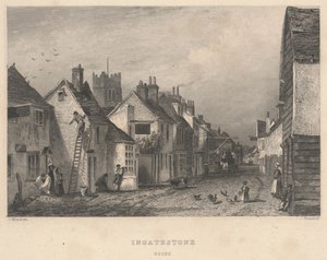 Ingatestone, Essex, gravure réalisée par John Henry Henshall