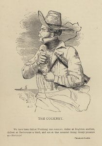 Le Cockney de Kenny Meadows (gravure) - Joseph Kenny (after) Meadows