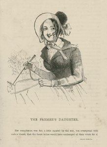 La fille du fermier de Kenny Meadows (gravure)