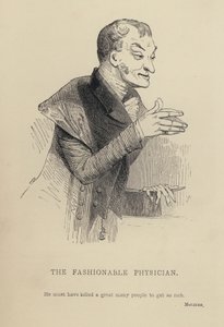 Le médecin à la mode de Kenny Meadows (gravure)
