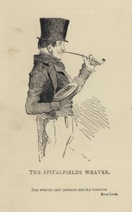 Kenny Meadows : Le tisserand de Spitalfields - Joseph Kenny (after) Meadows