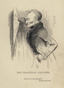 Le directeur de théâtre de Kenny Meadows (gravure)