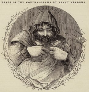 Les Têtes des Mois - Joseph Kenny Meadows