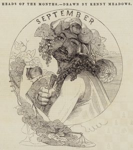 Les têtes des mois - Joseph Kenny Meadows