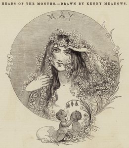 Les têtes des mois - Joseph Kenny Meadows