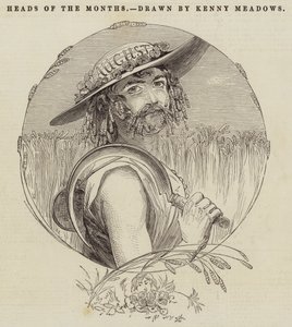 Les têtes des mois - Joseph Kenny Meadows