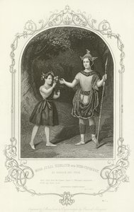 Miss Julia Harland et Miss Conquest en Oberon et Puck, Le Songe d