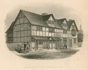 Maison de Shakespeare restaurée en 1864 - Joseph Kenny Meadows